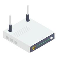 roteador wi-fi e título do dispositivo vetor