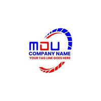mdu carta logotipo criativo Projeto com vetor gráfico, mdu simples e moderno logotipo. mdu luxuoso alfabeto Projeto