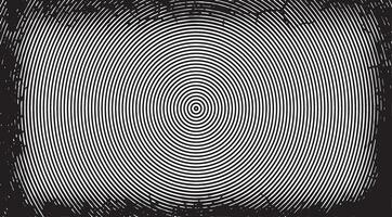 uma Preto e branco imagem do uma espiral padrão, grunge fronteira, grunge quadro, Armação sujo, abstrato vetor