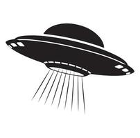 UFO vetor ilustração não identificado vôo objeto pires cósmico embarcação