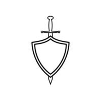 modelo de design de vetor de ícone de escudo