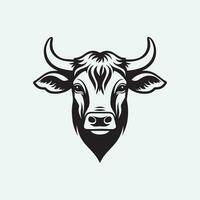 touro logotipo Projeto ilustração vetor