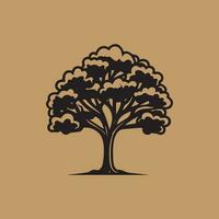 logotipo do vetor da árvore