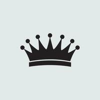 coroa silhueta logotipo vetor