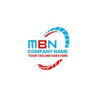 mbn carta logotipo criativo Projeto com vetor gráfico, mbn simples e moderno logotipo. mbn luxuoso alfabeto Projeto