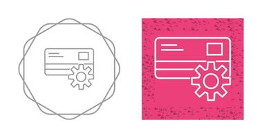 ícone de vetor de configuração de pagamento