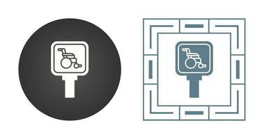 ícone do vetor de estacionamento