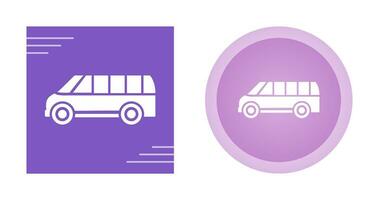 ícone de vetor de ônibus de entrega