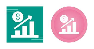 ícone de vetor de crescimento