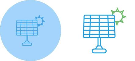 ícone de vetor de painel solar