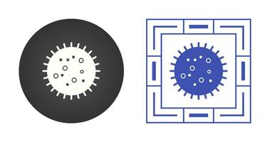 bactérias no ícone de vetor de slide