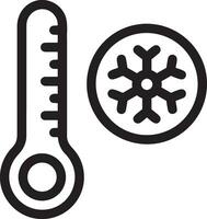 termômetro remédio ícone símbolo imagem vetor. ilustração do a temperatura frio e quente a medida ferramenta Projeto imagem.eps 10 vetor