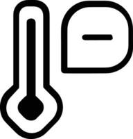 termômetro remédio ícone símbolo imagem vetor. ilustração do a temperatura frio e quente a medida ferramenta Projeto imagem.eps 10 vetor