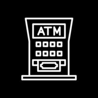 design de ícone de vetor de máquina atm