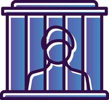 design de ícone de vetor de prisioneiro
