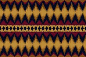 étnico abstrato ikat arte. desatado padronizar dentro tribal, folk bordado. Projeto para tapete, papel de parede, roupas, invólucro, tecido, cobrir, têxtil vetor