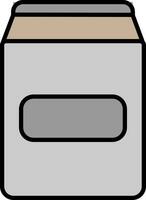 ilustração do uma jarra dentro cinzento cor. vetor