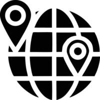 globo planeta terra ícone símbolo vetor imagem