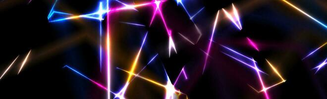 colorida brilhando néon laser linhas abstrato fundo vetor