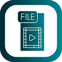 vídeo Arquivo vetor ícone Projeto