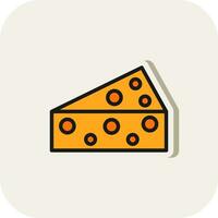 design de ícone de vetor de queijo