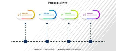 infográfico Projeto modelo. vetor ilustração.