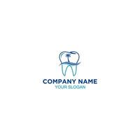 Palma dental logotipo Projeto vetor