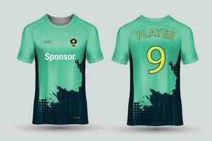 vetor futebol jérsei modelo esporte t camisa Projeto