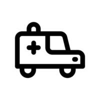 ambulância linha ícone. vetor ícone para seu local na rede Internet, móvel, apresentação, e logotipo Projeto.