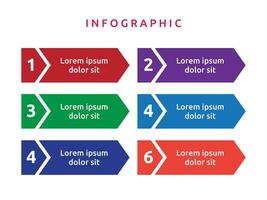 vetor em branco o negócio diagrama infográficos modelo elemento Projeto gráfico degrau de degrau