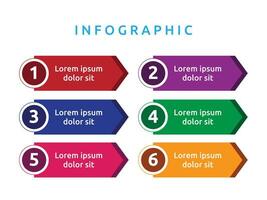 vetor em branco o negócio diagrama infográficos modelo elemento Projeto gráfico degrau de degrau