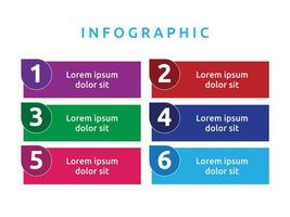 vetor em branco o negócio diagrama infográficos modelo elemento Projeto gráfico degrau de degrau