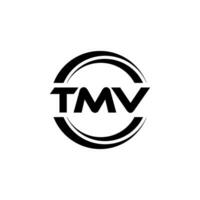 tmv logotipo projeto, inspiração para uma único identidade. moderno elegância e criativo Projeto. marca d'água seu sucesso com a impressionante isto logotipo. vetor