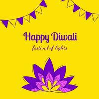 feliz diwali desejos cartões vetor ilustrações dentro rabisco estilo