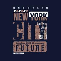 Novo Iorque cidade gráfico tipografia vetor, t camisa projeto, ilustração, Boa para casual estilo vetor