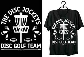 disco golfe camiseta Projeto. engraçado presente item disco golfe camiseta Projeto para todos disco golfe jogadoras e amantes. vetor