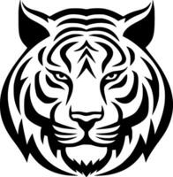 tigre, Preto e branco vetor ilustração