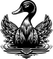 Pato - Alto qualidade vetor logotipo - vetor ilustração ideal para camiseta gráfico