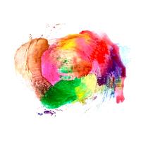 Fundo abstrato colorido aquarela mancha