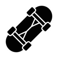 skate vetor glifo ícone para pessoal e comercial usar.