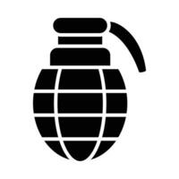 Grenade vetor glifo ícone para pessoal e comercial usar.