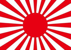 vetor japonês sol nascente símbolo vintage isolado em um fundo branco