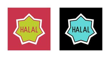 ícone de vetor halal