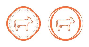 ícone de vetor de vaca