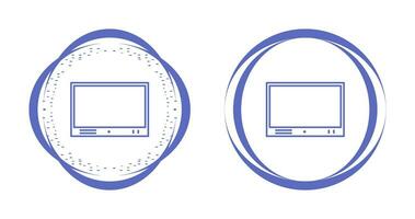 ícone de vetor de aparelho de televisão