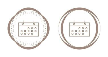 ícone de vetor de calendário