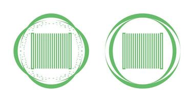 ícone de vetor de código de barras