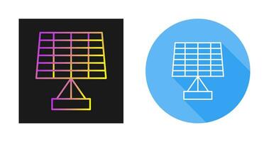 ícone de vetor de painel solar