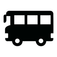 ônibus ícone logotipo vetor