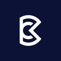 monograma carta b logotipo Projeto modelo vetor